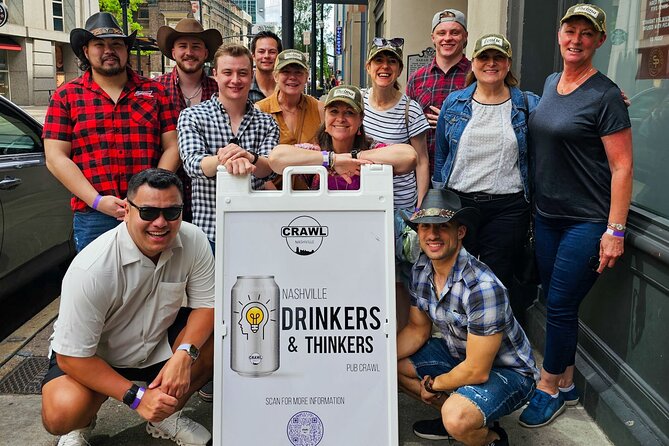 Nashville Drinkers & Thinkers Pub Crawl - Lower Broadway and Honky Tonk Central