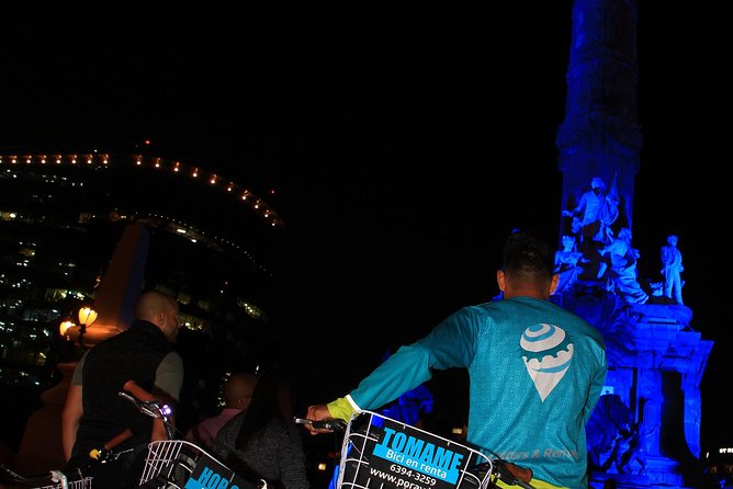 Neon Bike Party - Private Bike Tour - Bellas Artes: photos and a short history stop