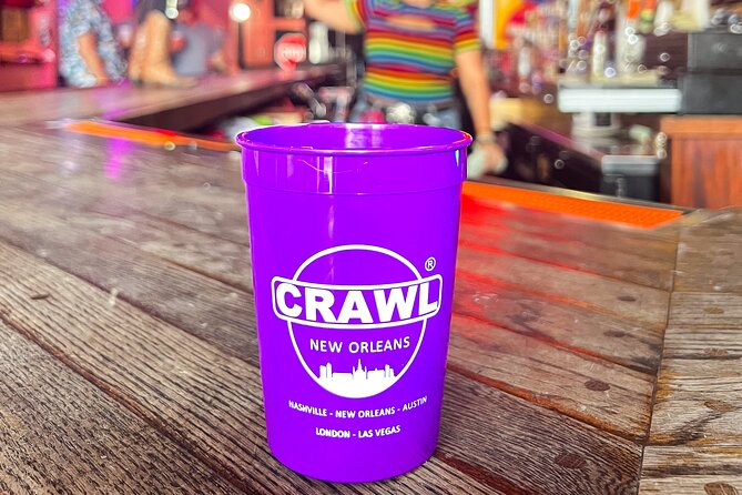 New Orleans Bourbon Street Bar Crawl w/ Shots & Souvenir Cup - Choosing late afternoon or evening
