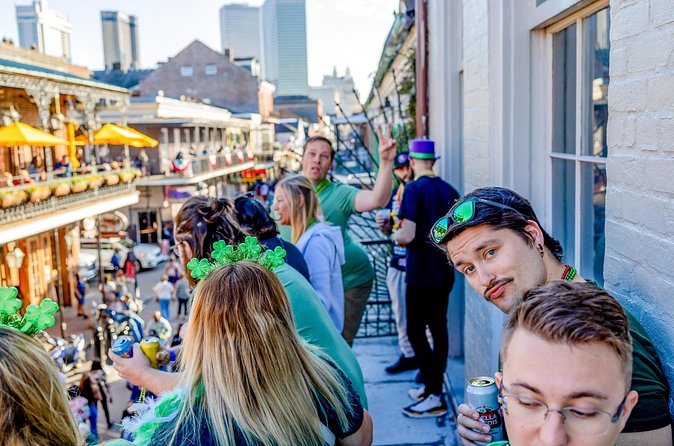 New Orleans Bourbon Street Bar Crawl w/ Shots & Souvenir Cup - Getting there, getting home, and staying comfortable