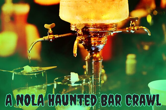 New Orleans' Finest Haunted Pub Tour - Lafitte’s Blacksmith Shop Bar and the purple drink