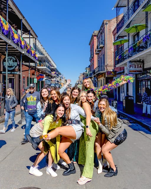New Orleans: Guided Bourbon Street Bar Crawl with Shots - Walking from Coyote Ugly to Bourbon Street stops