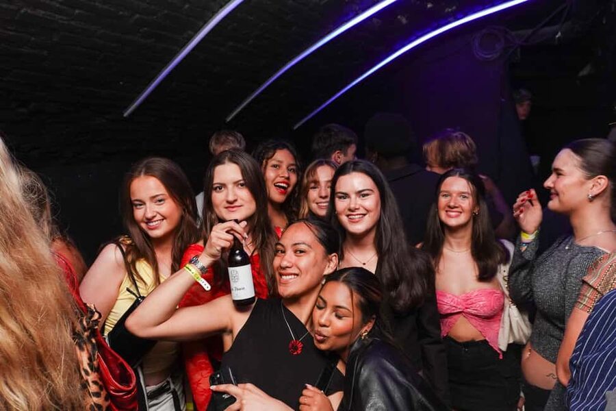Nice: Orange Bar Crawl with 5 Free Shots & VIP Club Entry - The middle of the route: drink deals and group energy