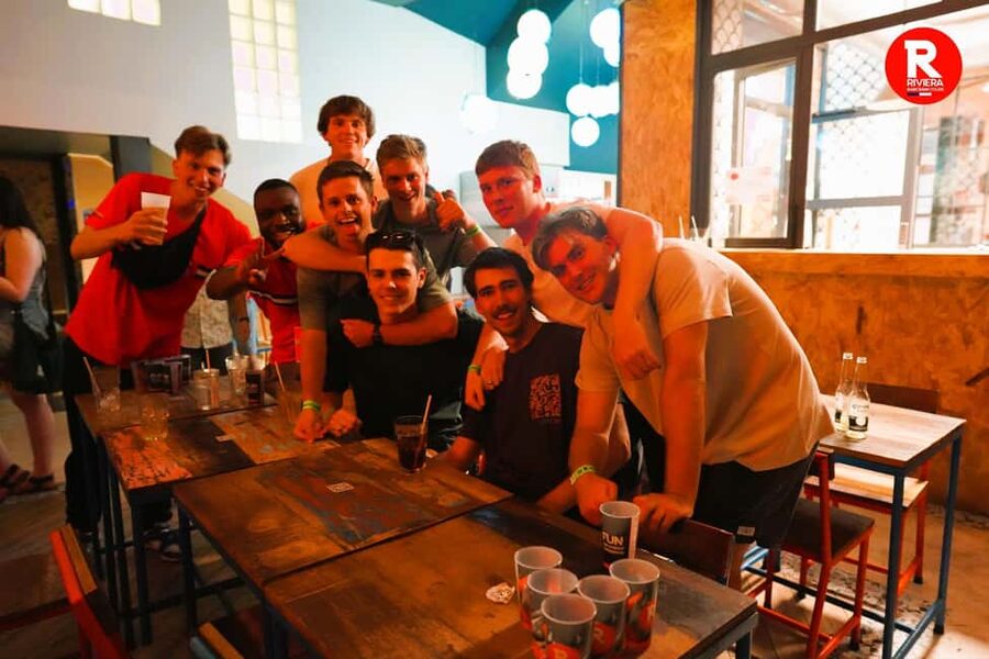 Nice: Ultimate Party Bar Crawl Free Shots & VIP Club Entry - A short waterfront walk before the drinks