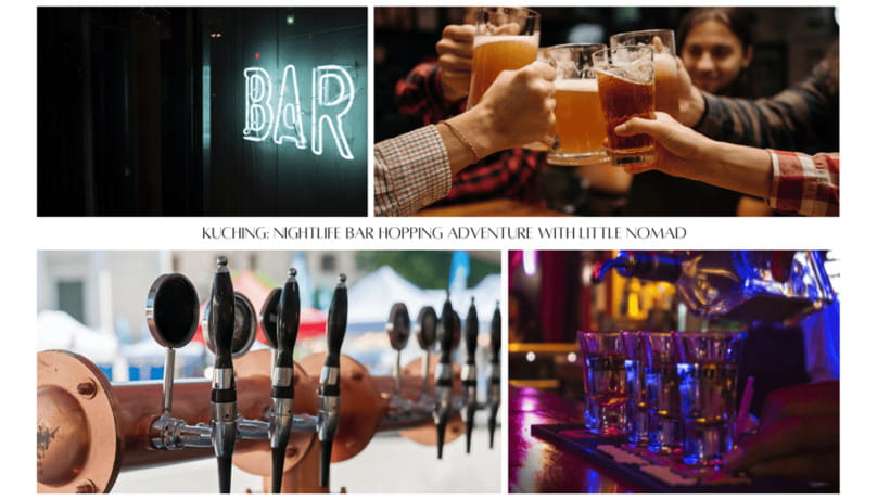 Nomadic Nightfall: Kuching Pub Crawl Adventure - First stop: a speakeasy with Sarawakian flavor