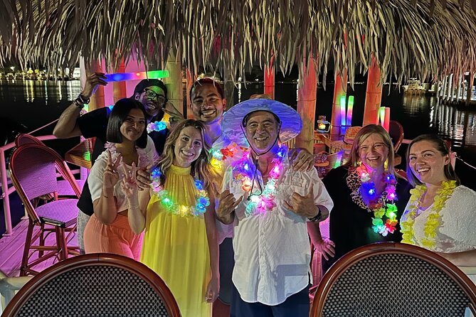 Original CRUISIN' TIKIS Lit on the Lagoon- A Glow Tiki Bar Cruise - Why this 90-minute tiki cruise works so well at night