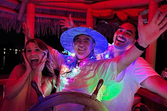 Original CRUISIN' TIKIS Lit on the Lagoon- A Glow Tiki Bar Cruise - Bringing drinks, ice, and your own soundtrack