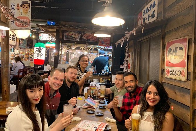 Osaka Bar Hopping Night Walking Tour in Namba (3 bars, 6 tastes) - Starting under the Glico billboard
