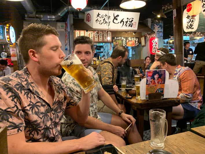 Osaka: Deep Food Tour and Bar Hopping in Namba - The first local bar and Osaka’s less familiar plates