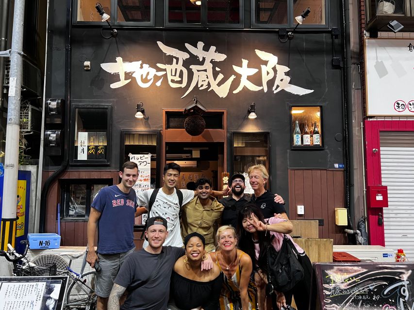 Osaka: Izakaya Bars Guided Walking Tour - Group size, solo visitors, and meeting people