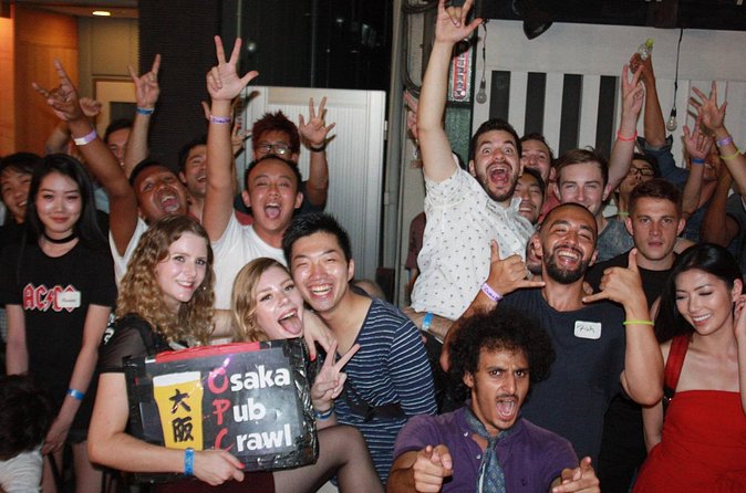 Osaka Pub Crawl and Nightlife Tour - Games, shots, and meeting people