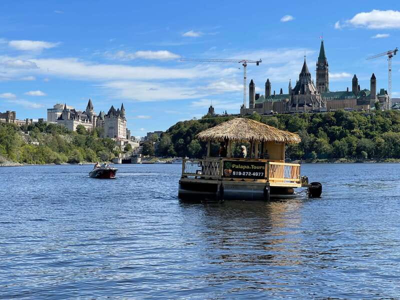 Ottawa: Floating Tiki Bar Cruise on the Ottawa River - Starting beside the Ottawa Locks