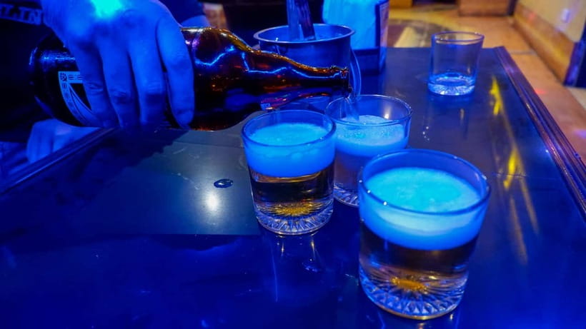 Panglao Bohol Island: Alona Beach Pub Crawl with Drinks - Riding toward Alona Beach Road