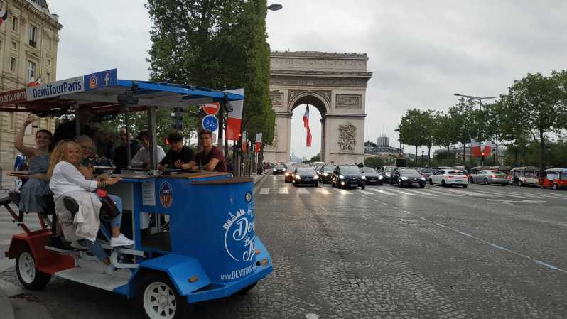 Paris: Beer Bike Bar With Drinks Included - Key points to know before you pedal