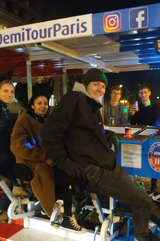 Paris: Beer Bike Bar With Drinks Included - A rolling bar near the Arc de Triomphe