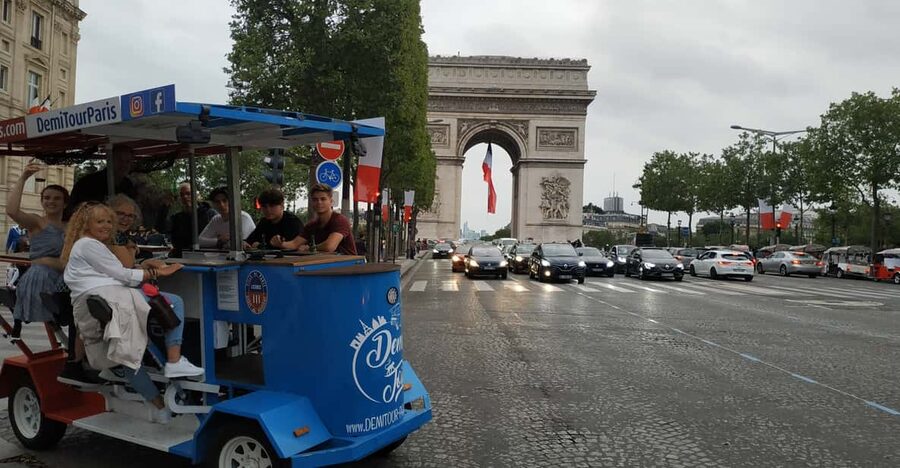 Paris: Beer Bike Bar With Drinks Included - Pedaling your way through the 16th Arrondissement