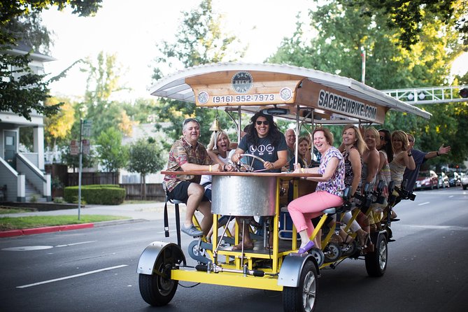 Pedal, Drink, and Bar hop through Sacramento on a 15 seat Beer Bike - Key points to know before you book