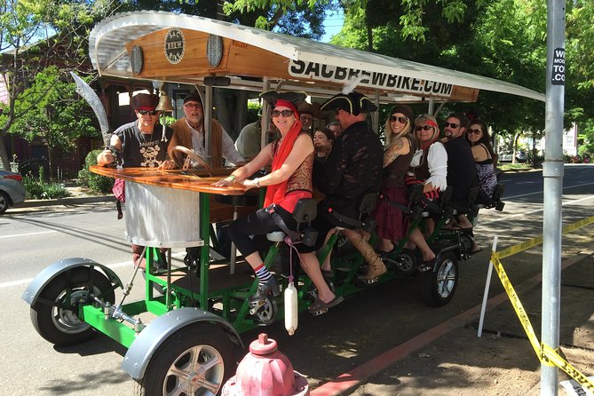 Pedal, Drink, and Bar hop through Sacramento on a 15 seat Beer Bike - Should you book the Sacramento beer bike?