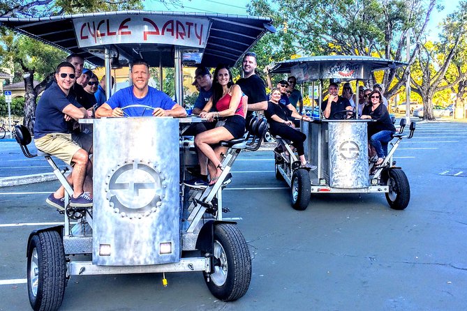 Pedibus Pub Crawl in Fort Lauderdale - The real workout behind the party-bike image
