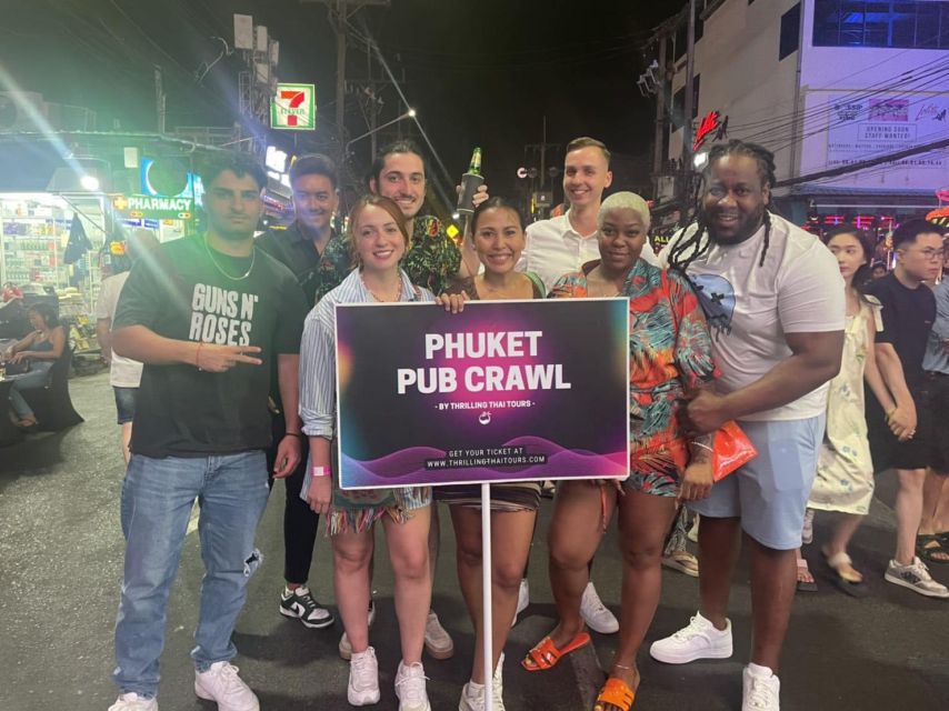 Phuket: Bar Crawl Tour - Finishing at a Patong club