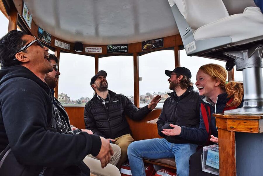 Pickle Pub Crawl: Ferry Rides and Appetizers - The first water taxi: Victoria from the harbour