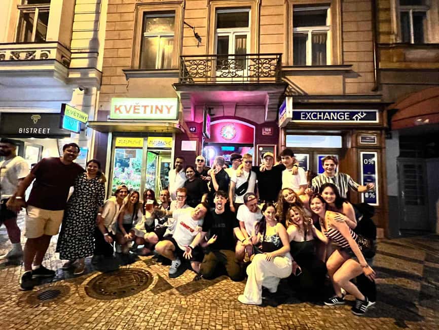 Prague: Pub Crawl with Shots & Entrance to Rooftop Club - Key points to know before booking