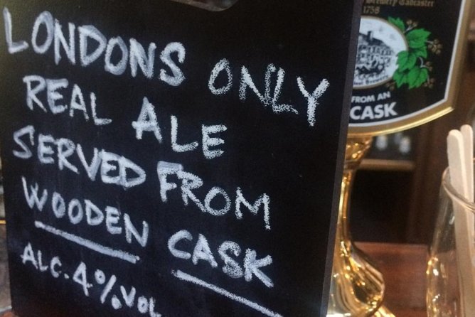 Private Group: Historical Pub Walking Tour of London - What You Pay For, and What You Still Pay Extra