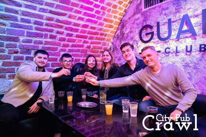 Pub Crawl Unlimited Drinks then 5 Best Clubs in Krakow with VIP - The six-hour timing and your energy