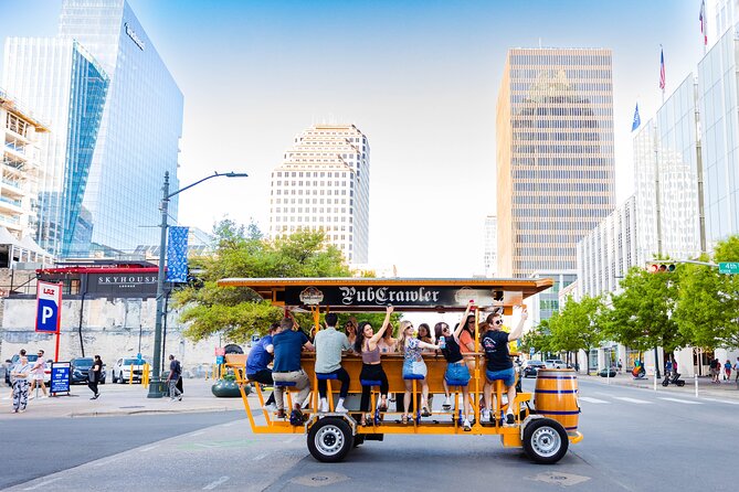 Public Pedal Pub Tour in Austin - Lavaca Street and the Warehouse District