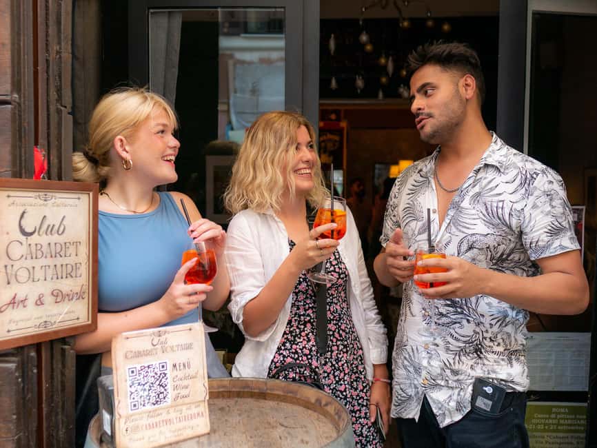 Rome: Guided Bar Crawl with Drinks & Dark History - Bar stops add variety, but the exact evening can change