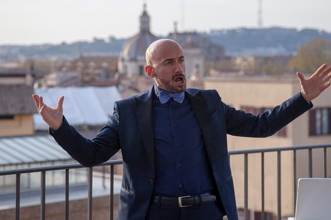 Rooftop Bar Opera Show: The Great Beauty of Rome - Arriving at Terrazza Borromini