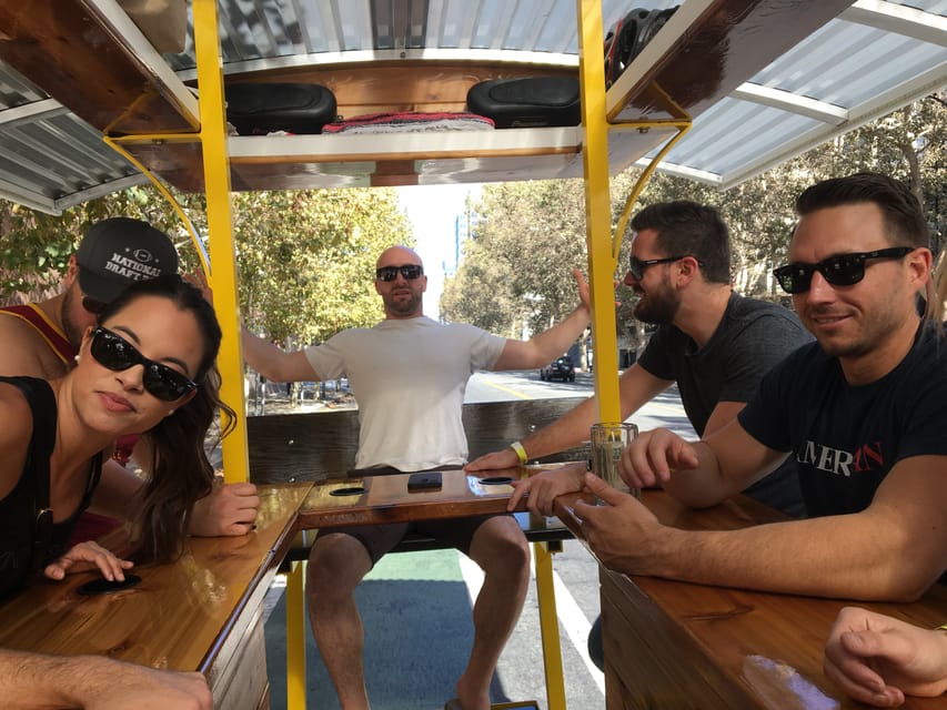 Sacramento: Pedal Bar Tour with 2 Stops - Bringing your own beer, wine, or seltzers