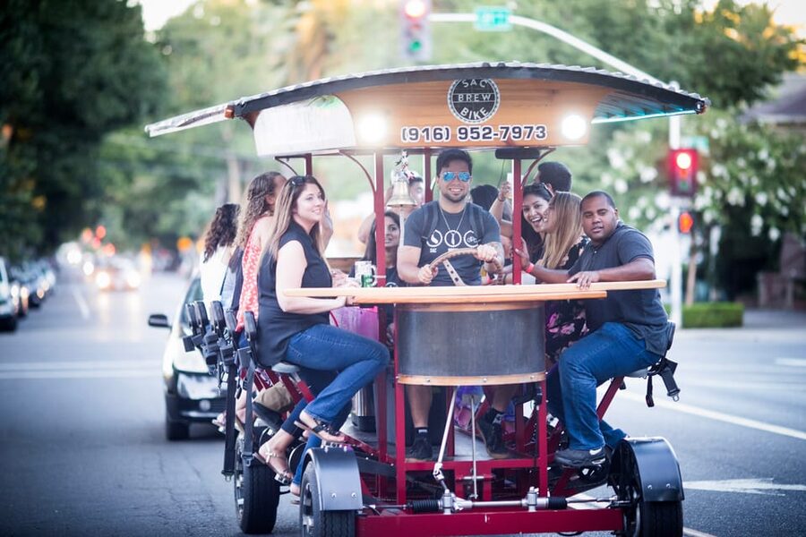 Sacramento: Pedal Bar Tour with 2 Stops - Weather, comfort, and what to wear