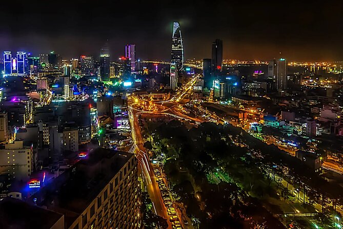 Saigon After Dark With Seafood, Beer & Live Music Bar - Ho Thi Ky Flower Market brings color and late-night energy