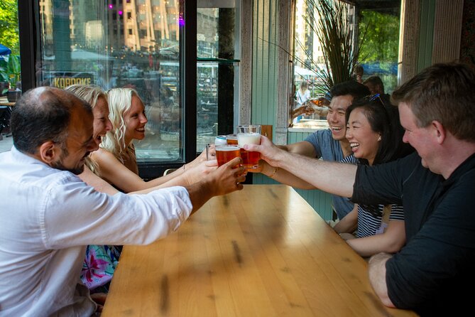 San Diego Small-Group Gaslamp History Tour Pub Crawl - What happens at the four bar stops