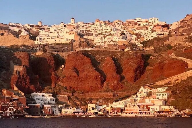 Santorini Catamaran Cruise with Greek Meal, Open-Bar and Sunset - Luxury and classic routes are not the same