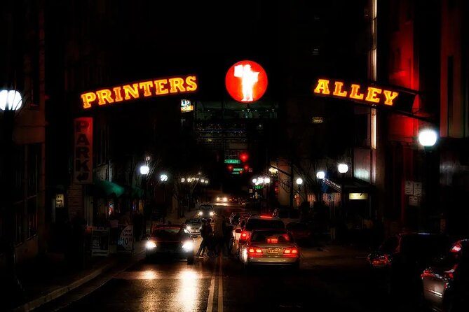 Seeking Spirits Haunted Night-Time Pub Crawl in Nashville - Printer’s Alley and Nashville after dark