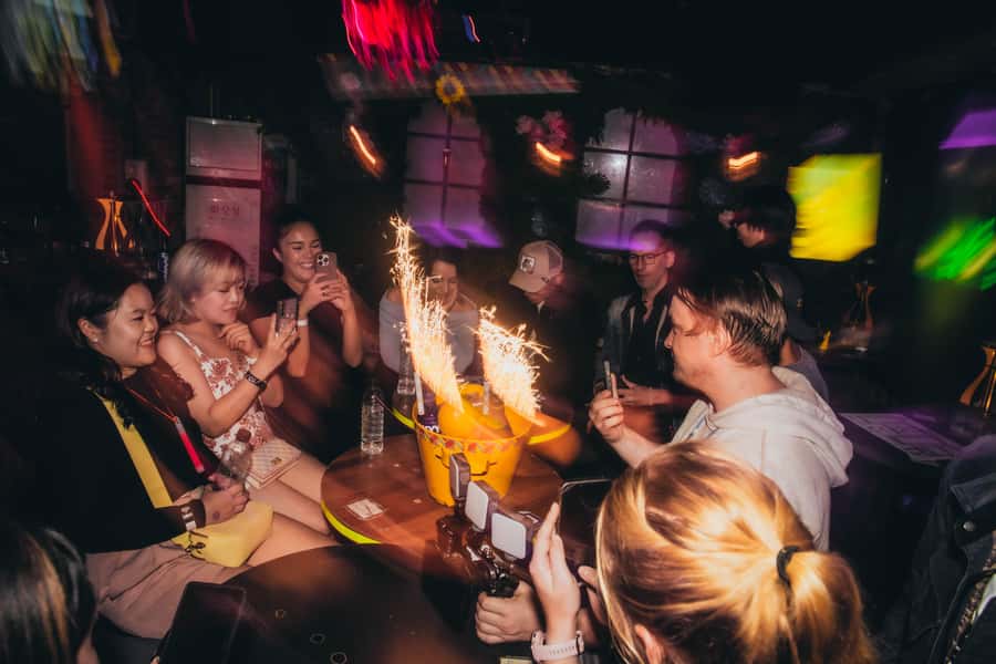 Seoul: Premium Pub Crawl with Open Bottles - Music, dancing, and the changing energy of each stop