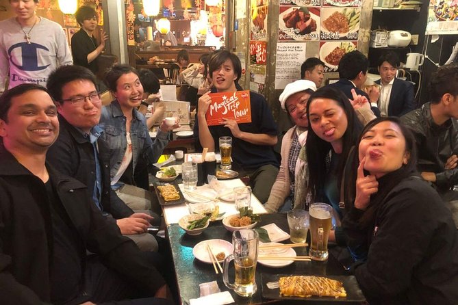 Shibuya Meltdown Nightlife Tour: All-You-Can-Drink Bar Hopping - Inside Wagyu Niku Yokocho, Shibuya’s meat alley