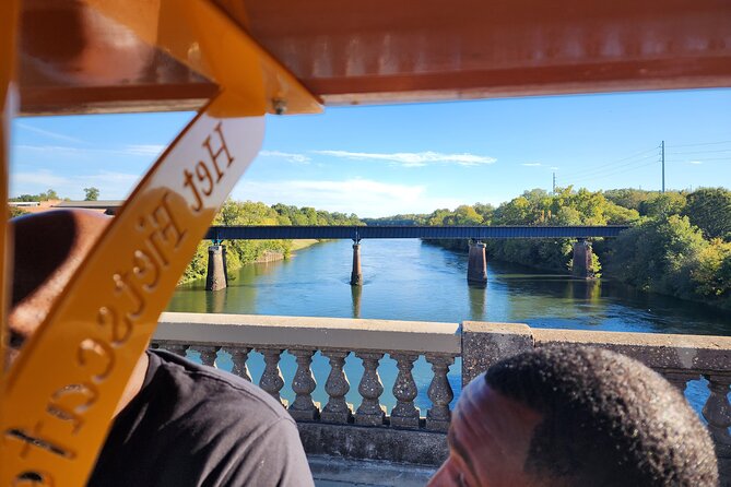 Small Group Pedal Pub Shared Tour in Uptown Columbus - The Chattahoochee River and Broadway views