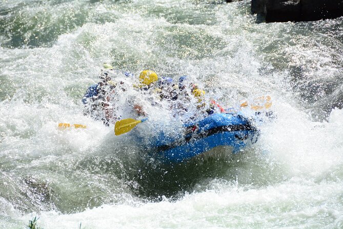 South Fork, American River: Chili Bar (Class III+ Whitewater) - Trouble Maker provides the final push