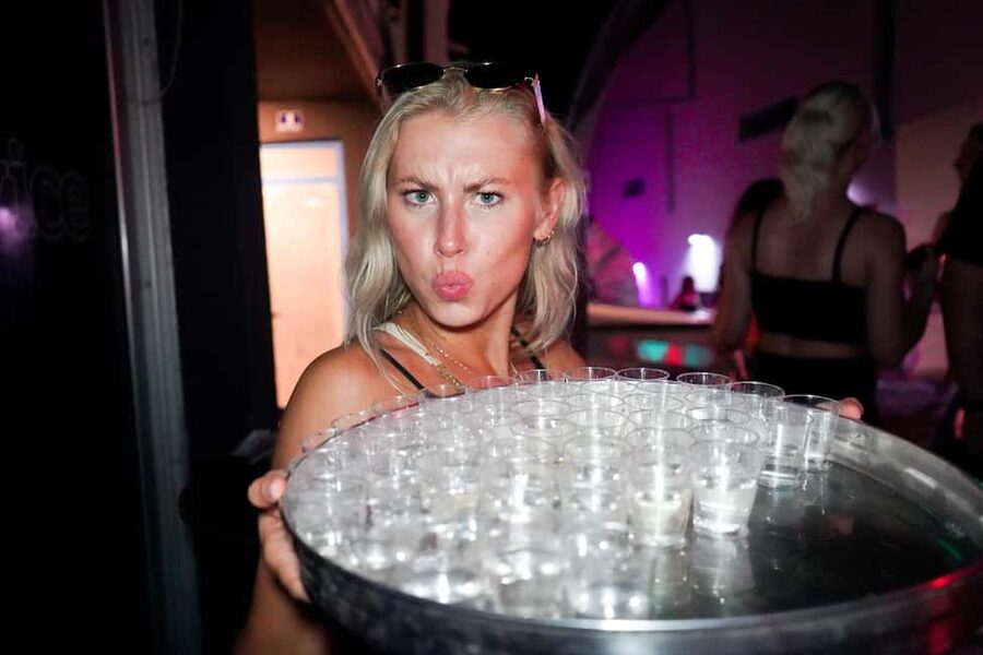 Split: Boat Crawl with Nightclub Access, Shots, & Boat Party - The boat party turns transport into the main event