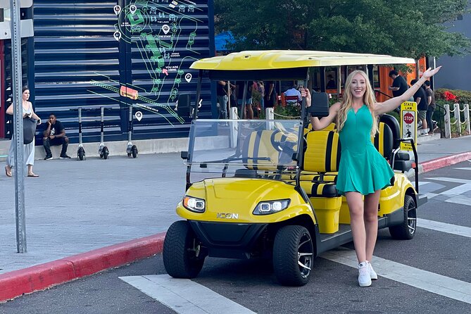 Tampa Bar Crawl on New Street Legal Golf Cart - Channelside brings the waterfront district into the route