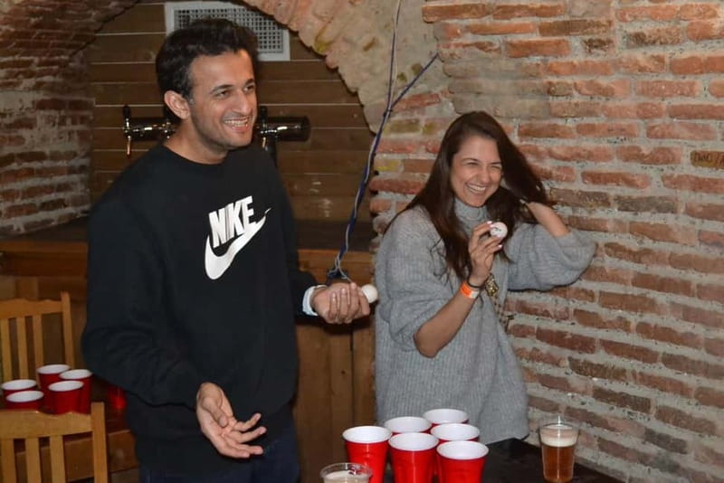 Tbilisi: City Pub Crawl with welcome shots in game format - The route through Sololaki, from first drink to last bar