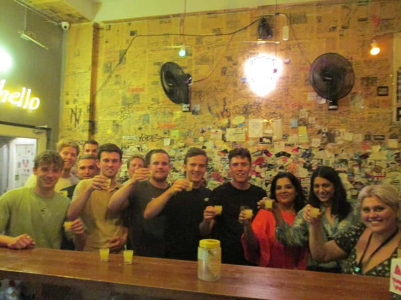 Tbilisi: Irine's Pub Crawls - Starting at Fabrika Hostel with Georgian wine