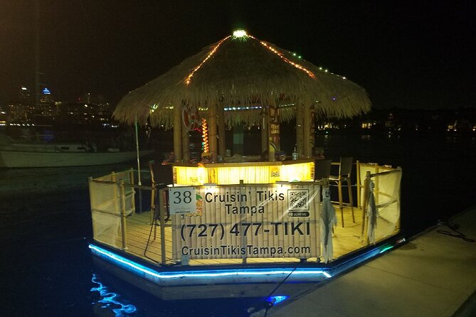 Tiki Boat - Downtown Tampa - The Only Authentic Floating Tiki Bar - Choosing between daytime, sunset, and night
