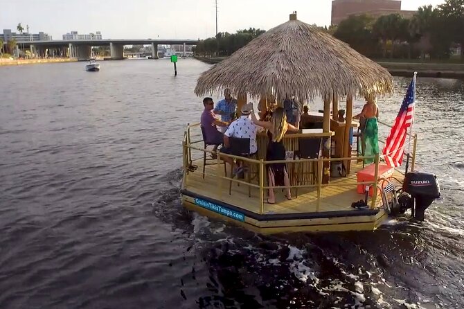 Tiki Boat - Downtown Tampa - The Only Authentic Floating Tiki Bar - What the 90-minute route gives you