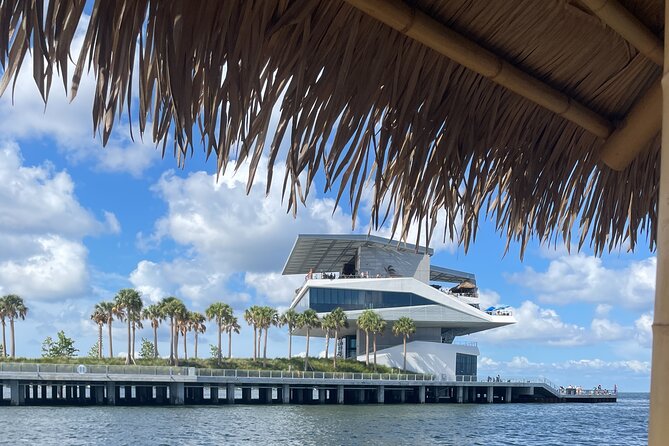Tiki Boat - St. Pete Pier - The Only Authentic Floating Tiki Bar - Wildlife can add a welcome surprise