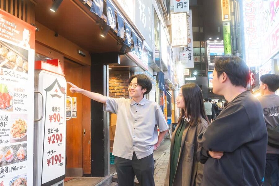 Tokyo: Shibuya Bar Crawl - 3 Drinks & Local Foods - - Starting near Shibuya Station