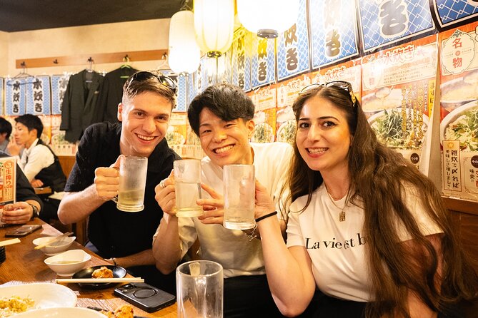 Tokyo: Shinjuku Local Bar Hopping Walking Tour - Stop three: Nishishinjuku and four kinds of sake